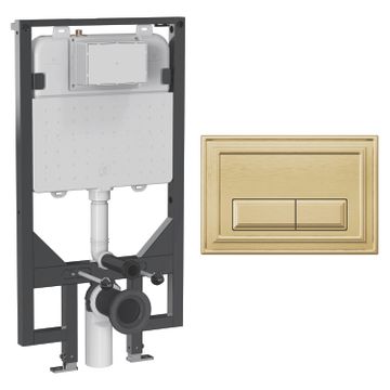 Belgravia Ultra Slim Concealed Cistern Frame Set 5 by Crosswater - view 2