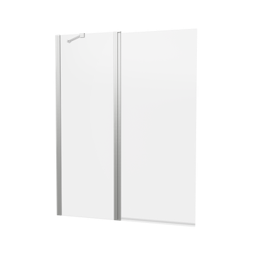 Clear 6 Double Bath Screen by Crosswater - view 4