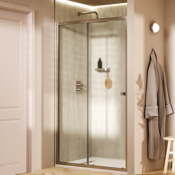 Clear 6 Sliding Shower Door with Side Panel by Crosswater - view 9