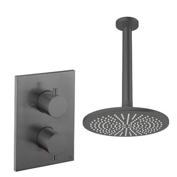 Crossbox Fixed Head Shower Set 1 by Crosswater - view 3