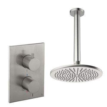 Crossbox Fixed Head Shower Set 1 by Crosswater - view 7