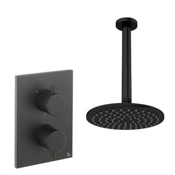 Crossbox Fixed Head Shower Set 1 by Crosswater - view 6
