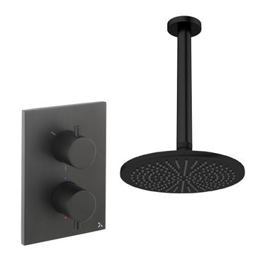 Crossbox Fixed Head Shower Set 1 by Crosswater - view 5