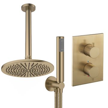 Crossbox Shower Set 3 with Fixed Head & Handset by Crosswater - view 9