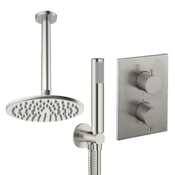 Crossbox Shower Set 3 with Fixed Head & Handset by Crosswater - view 8