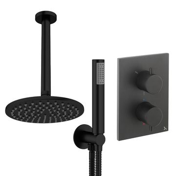 Crossbox Shower Set 3 with Fixed Head & Handset by Crosswater - view 6