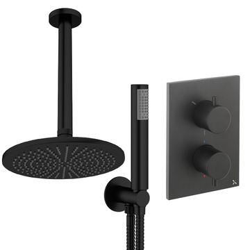 Crossbox Shower Set 3 with Fixed Head & Handset by Crosswater - view 5