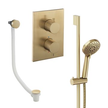 Crossbox Shower Set 6 with Handset & Bath Filler by Crosswater - view 6