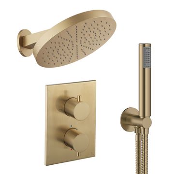 Crossbox Shower Set 8 with Fixed Head & Handset by Crosswater - view 6
