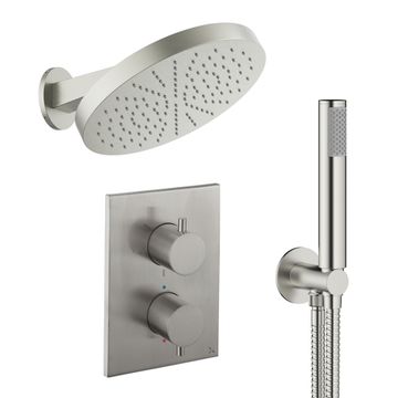 Crossbox Shower Set 8 with Fixed Head & Handset by Crosswater - view 3