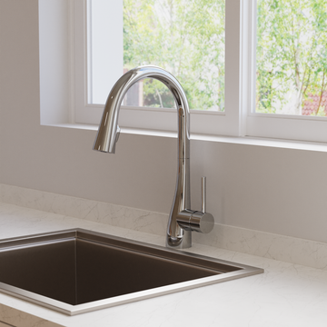 Cook Side Lever Kitchen Tap with Dual Spray by Crosswater - view 2