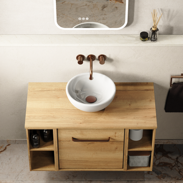 Castellon Mini Countertop Basin by Crosswater - view 2
