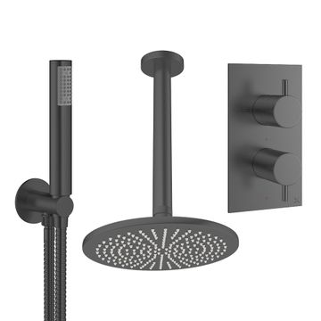 Design Shower Set 3 with Fixed Head & Handset by Crosswater - view 4