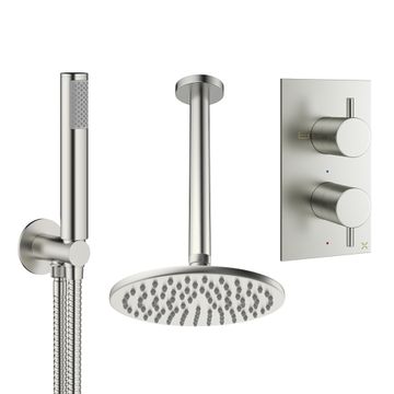 Design Shower Set 3 with Fixed Head & Handset by Crosswater - view 9