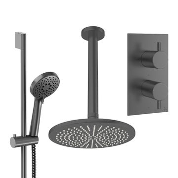 Design Shower Set 4 with Fixed Head & Handset by Crosswater - view 3
