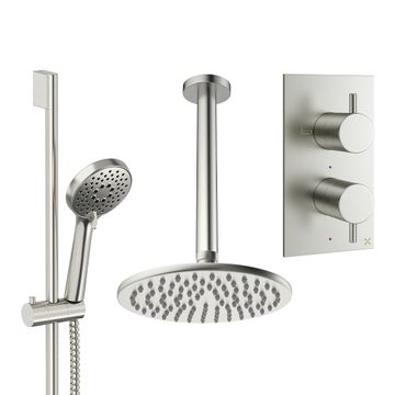 Design Shower Set 4 with Fixed Head & Handset by Crosswater - view 8