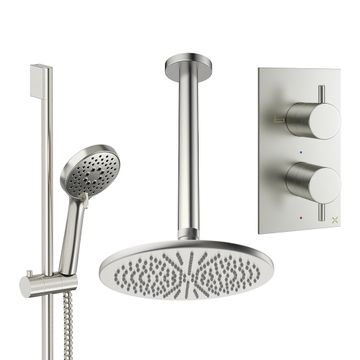 Design Shower Set 4 with Fixed Head & Handset by Crosswater - view 7