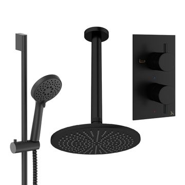 Design Shower Set 4 with Fixed Head & Handset by Crosswater - view 5