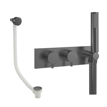 Design Shower Set 5 with Handset & Bath Filler by Crosswater - view 4