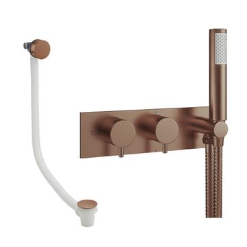 Design Shower Set 5 with Handset & Bath Filler by Crosswater - view 2
