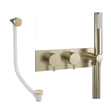 Design Shower Set 5 with Handset & Bath Filler by Crosswater - view 6