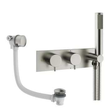 Design Shower Set 5 with Handset & Bath Filler by Crosswater - view 3