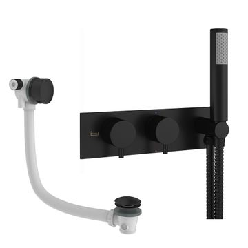 Design Shower Set 5 with Handset & Bath Filler by Crosswater - view 5