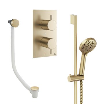 Design Shower Set 6 with Handset & Bath Filler by Crosswater - view 6