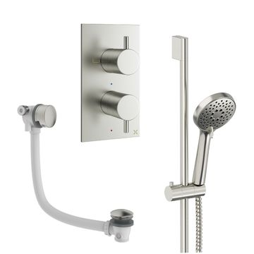 Design Shower Set 6 with Handset & Bath Filler by Crosswater - view 3