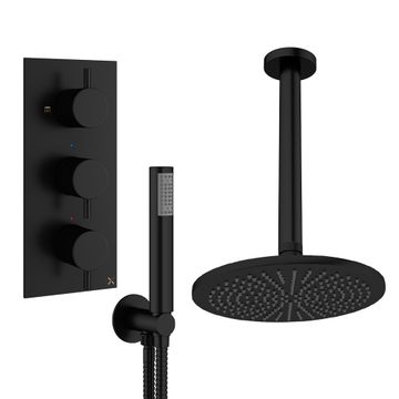 Design Shower Set 7 with Fixed Head & Handset by Crosswater - view 5