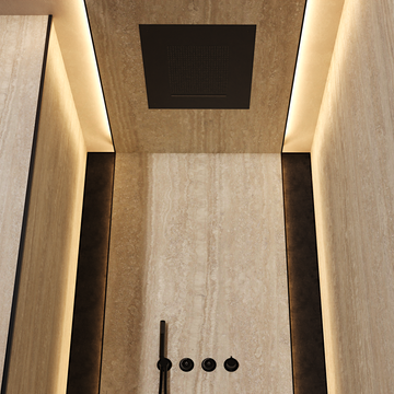Tranquil Waterfall Rain Shower Head by Crosswater - view 7
