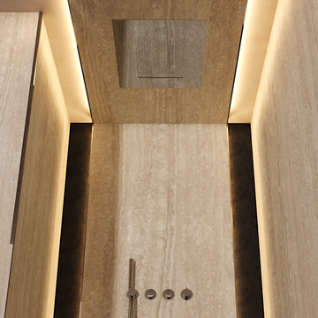 Tranquil Waterfall Rain Shower Head by Crosswater - view 5