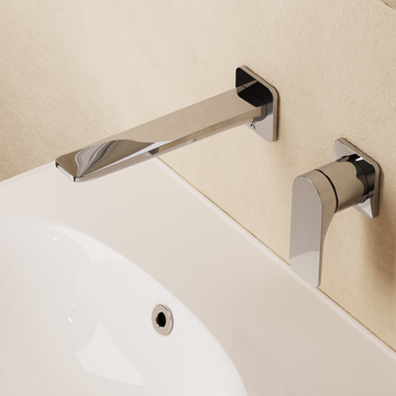 Fuse Wall Basin Tap by Crosswater - view 4