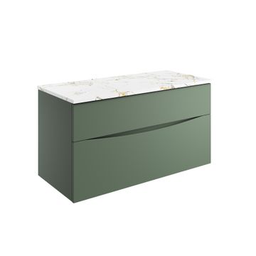 Glide II Furniture Unit with Worktop - 1000mm by Crosswater - view 6