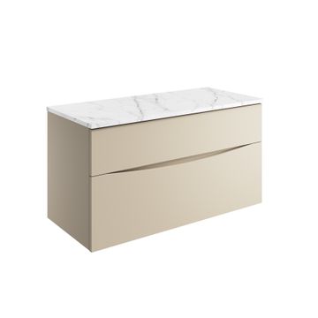 Glide II Furniture Unit with Worktop - 1000mm by Crosswater - view 9