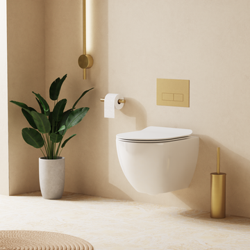 Glide II Wall Hung Short Projection Toilet & Soft Close Seat by Crosswater - view 4