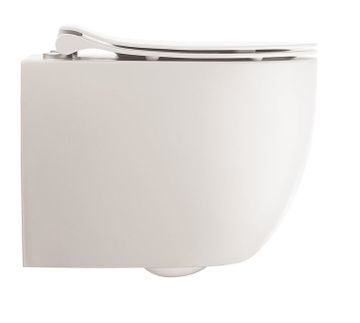 Glide II Wall Hung Short Projection Toilet & Soft Close Seat by Crosswater - view 2