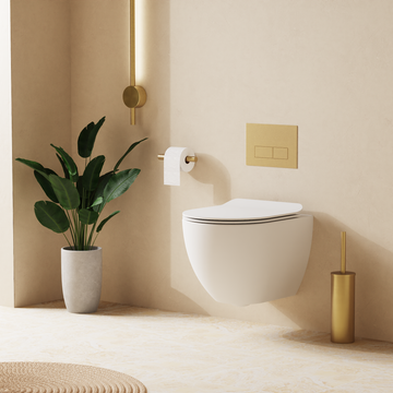 Glide II Wall Hung Short Projection Toilet & Soft Close Seat by Crosswater - view 3