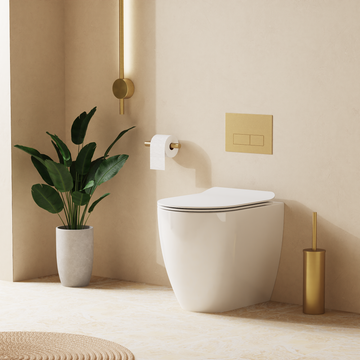 Glide II Back to Wall Toilet & Soft Close Seat by Crosswater - view 3