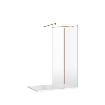 Gallery 8 Corner Shower with Angled Bracing Bar by Crosswater - view 6