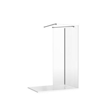 Gallery 8 Corner Shower with Angled Bracing Bar by Crosswater - view 5