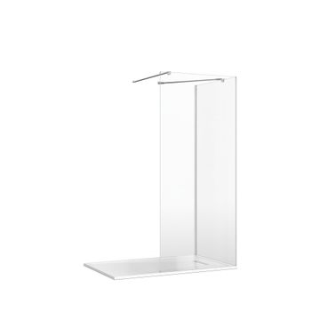Gallery 8 Corner Shower with Angled Bracing Bar by Crosswater - view 2