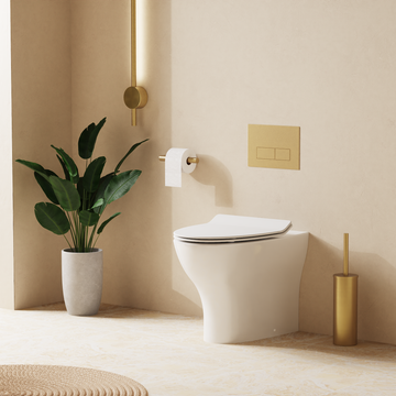 Kai Back to Wall Toilet with Soft Close Seat by Crosswater - view 3