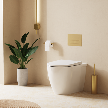 Kai X Back to Wall Toilet with Soft Close Seat by Crosswater - view 2