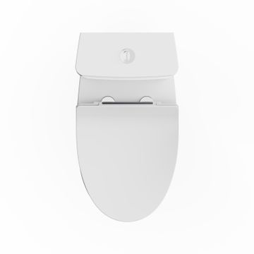 Kai Compact Close Coupled Toilet with Cistern & Soft Close Seat by Crosswater - view 3