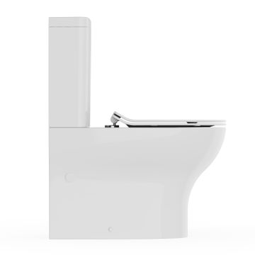 Kai Compact Close Coupled Toilet with Cistern & Soft Close Seat by Crosswater - view 4