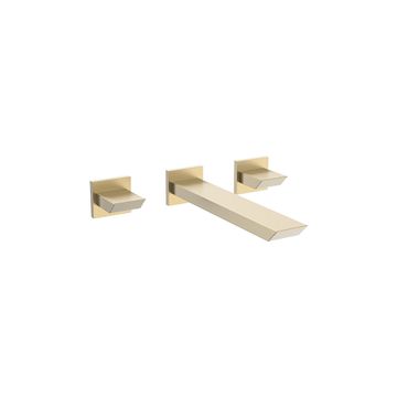 Limit 3 Hole Wall Basin Tap by Crosswater - view 3