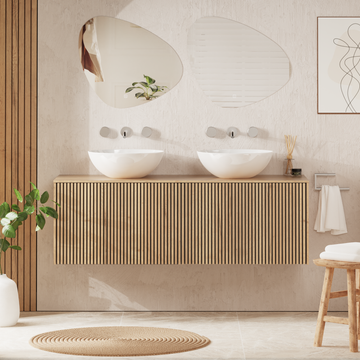 Limit Wall Hung Furniture Unit with Worktop - 1400mm by Crosswater - view 8