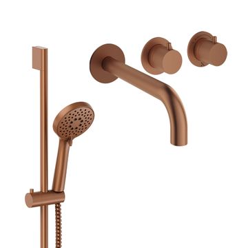 Module Shower Set 4 with Handset & Bath Spout by Crosswater - view 2