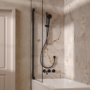 Module Shower Set 4 with Handset & Bath Spout by Crosswater - view 9